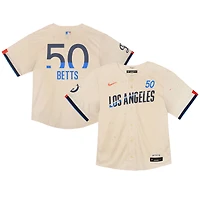 Toddler Nike Mookie Betts Cream Los Angeles Dodgers 2024 City Connect Limited Player Jersey