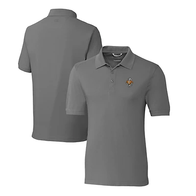 Men's Cutter & Buck Gray Tennessee Volunteers Big & Tall Advantage Tri-Blend Pique DryTec Polo