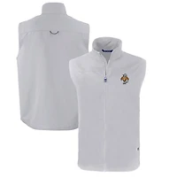 Men's Cutter & Buck Tennessee Volunteers Big & Tall Charter Eco Full-Zip Vest