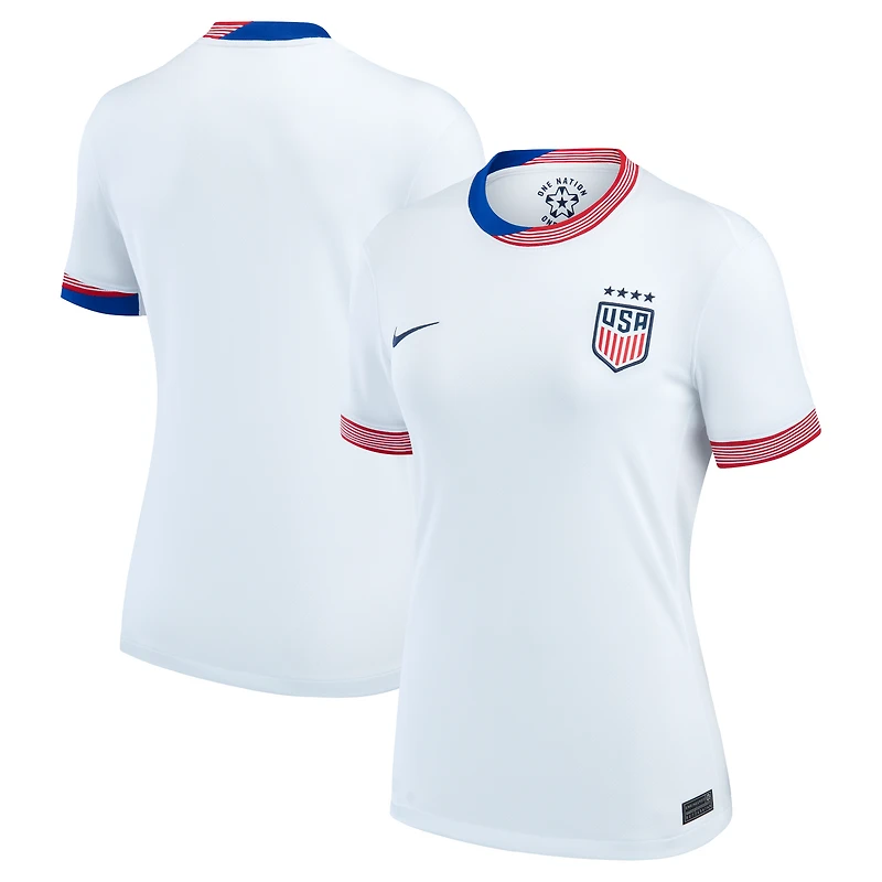 Women's Nike  White USWNT 2024 Home Stadium Replica Jersey