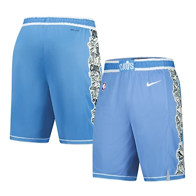 Men's Nike Blue Cleveland Cavaliers 2024/25 City Edition Swingman Shorts