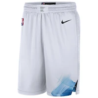 Men's Nike White Minnesota Timberwolves 2024/25 City Edition Swingman Shorts