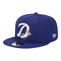 Men's New Era Royal Los Angeles Dodgers  Duo Logo 2.0 59FIFTY Fitted Hat