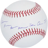 Jazz Chisholm Jr. Miami Marlins Autographed Baseball with Full Name Signature