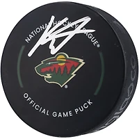 Kirill Kaprizov Minnesota Wild Autographed Official Game Puck
