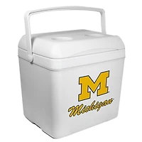 White Michigan Wolverines 24-Can Tailgate Cooler