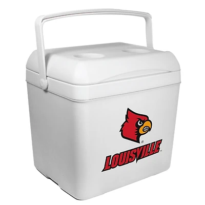 White Louisville Cardinals 24-Can Tailgate Cooler