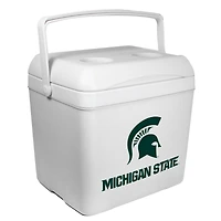 White Michigan State Spartans 24-Can Tailgate Cooler