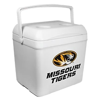 White Missouri Tigers 24-Can Tailgate Cooler