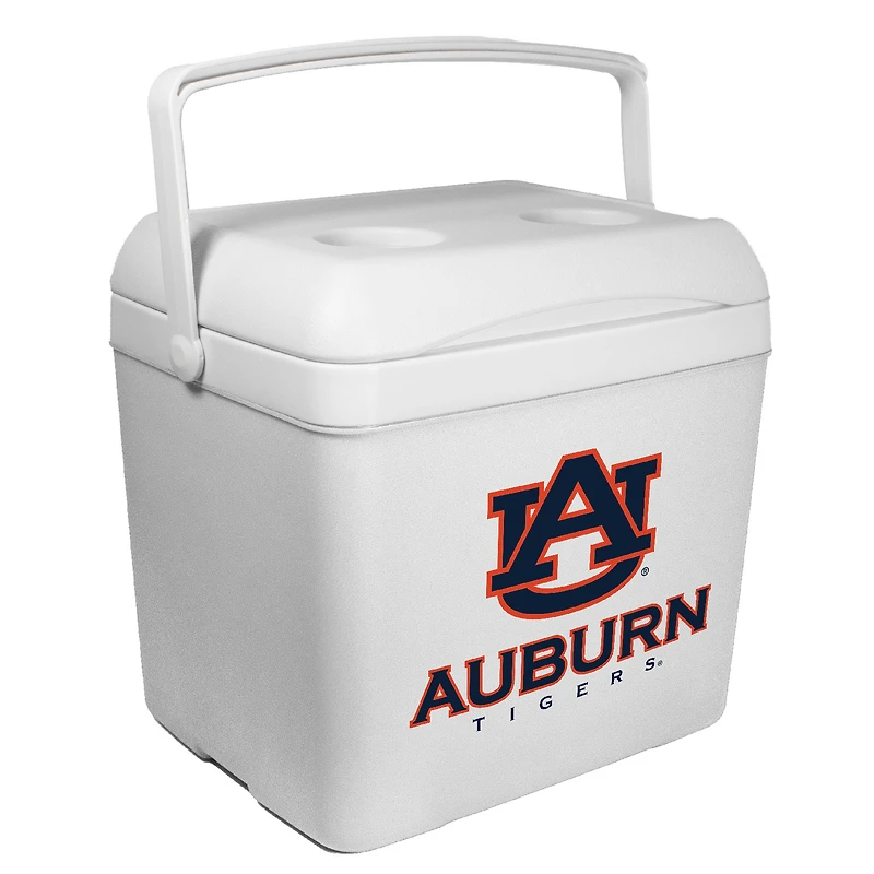 White Auburn Tigers 24-Can Tailgate Cooler