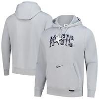 Men's Nike Silver Orlando Magic 2024/25 City Edition Essential Club Pullover Hoodie