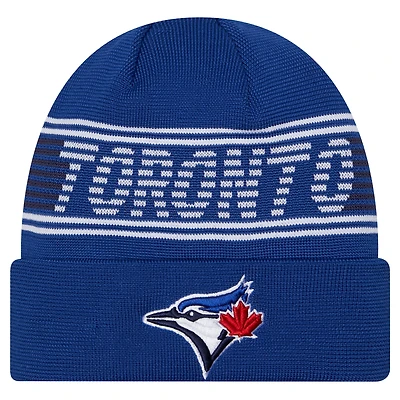Men's New Era  Royal Toronto Blue Jays Authentic Collection Cuffed Knit Hat