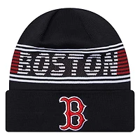 Men's New Era  Navy Boston Red Sox Authentic Collection Cuffed Knit Hat