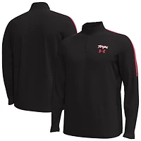Men's Under Armour Black Maryland Terrapins Playoff Performance Quarter-Zip Jacket
