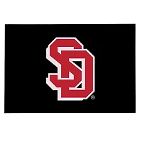 South Dakota Coyotes 3' x 5' Indoor/Outdoor Welcome Rug