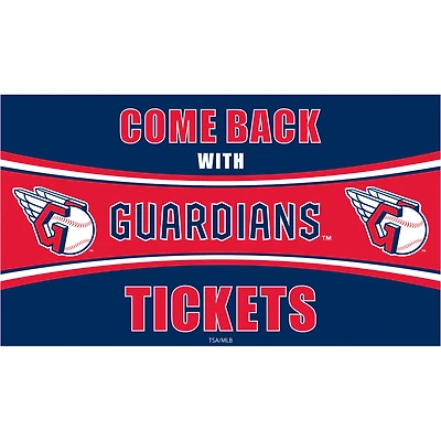 Cleveland Guardians 28" x 16" Come Back With Tickets Indoor/Outdoor Trapper Mat