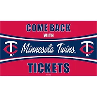 Minnesota Twins 28" x 16" Come Back With Tickets Indoor/Outdoor Trapper Mat