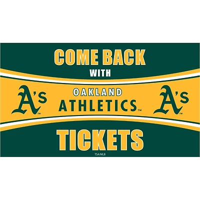 Athletics 28" x 16" Come Back With Tickets Indoor/Outdoor Trapper Mat