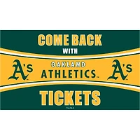 Athletics 28" x 16" Come Back With Tickets Indoor/Outdoor Trapper Mat
