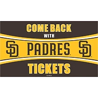San Diego Padres 28" x 16" Come Back With Tickets Indoor/Outdoor Trapper Mat