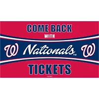 Washington Nationals 28" x 16" Come Back With Tickets Indoor/Outdoor Trapper Mat