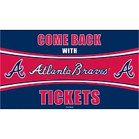 Atlanta Braves 28" x 16" Come Back With Tickets Indoor/Outdoor Trapper Mat
