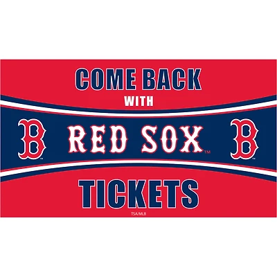 Boston Red Sox 28" x 16" Come Back With Tickets Indoor/Outdoor Trapper Mat