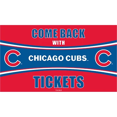 Chicago Cubs 28" x 16" Come Back With Tickets Indoor/Outdoor Trapper Mat