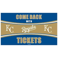 Kansas City Royals 28" x 16" Come Back With Tickets Indoor/Outdoor Trapper Mat