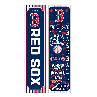 Boston Red Sox 47" Double-Sided Spring Seasonal Porch Leaner Sign