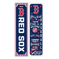 Boston Red Sox 47" Double-Sided Spring Seasonal Porch Leaner Sign
