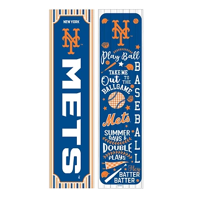 New York Mets 47" Double-Sided Spring Seasonal Porch Leaner Sign