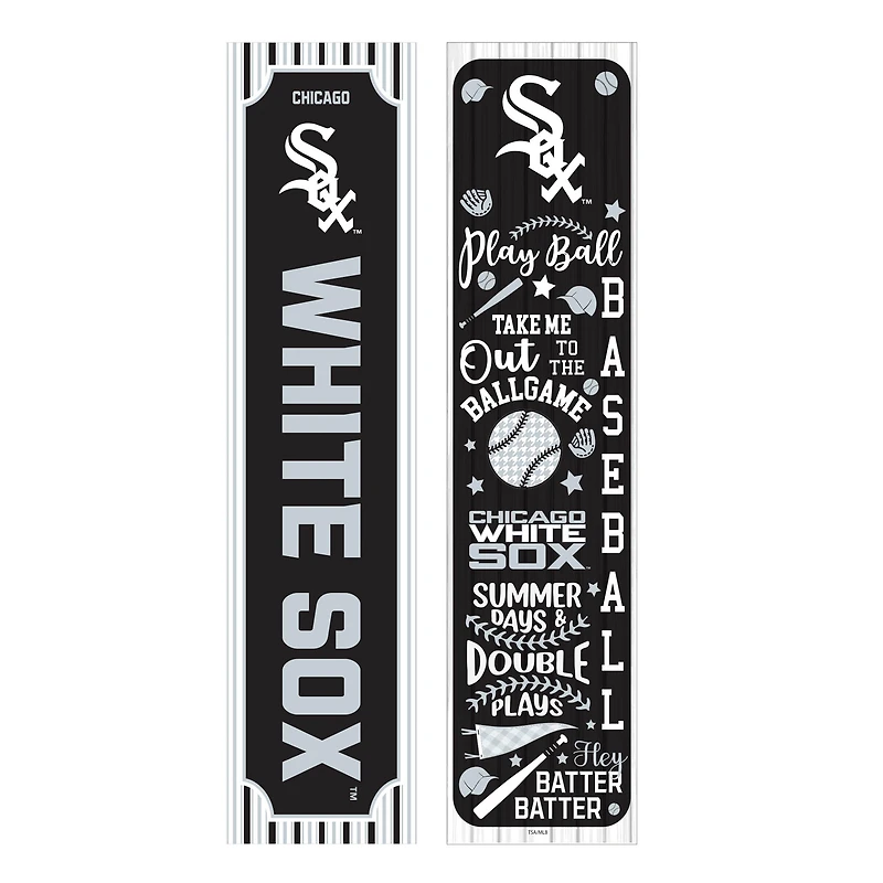 Chicago White Sox 47" Double-Sided Spring Seasonal Porch Leaner Sign