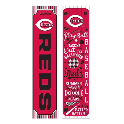 Cincinnati Reds 47" Double-Sided Spring Seasonal Porch Leaner Sign