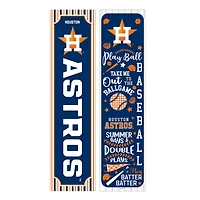 Houston Astros 47" Double-Sided Spring Seasonal Porch Leaner Sign