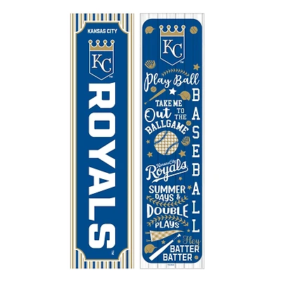 Kansas City Royals 47" Double-Sided Spring Seasonal Porch Leaner Sign