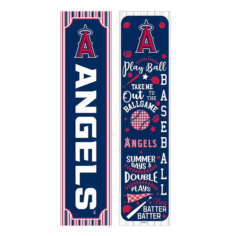 Los Angeles Angels 47" Double-Sided Spring Seasonal Porch Leaner Sign