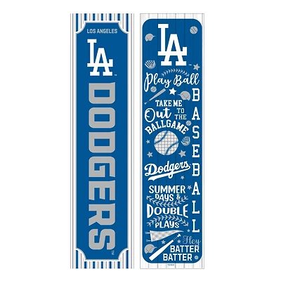 Los Angeles Dodgers 47" Double-Sided Spring Seasonal Porch Leaner Sign