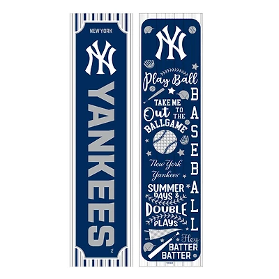 New York Yankees 47" Double-Sided Spring Seasonal Porch Leaner Sign