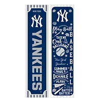 New York Yankees 47" Double-Sided Spring Seasonal Porch Leaner Sign