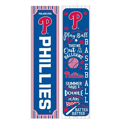 Philadelphia Phillies 47" Double-Sided Spring Seasonal Porch Leaner Sign