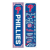 Philadelphia Phillies 47" Double-Sided Spring Seasonal Porch Leaner Sign