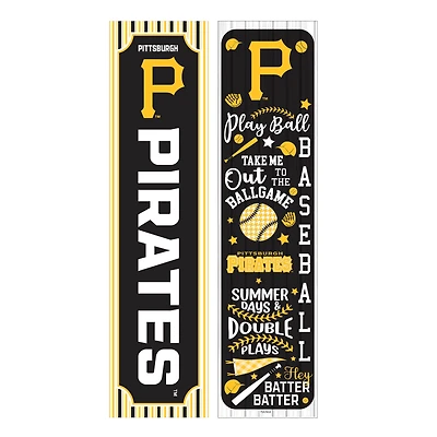 Pittsburgh Pirates 47" Double-Sided Spring Seasonal Porch Leaner Sign