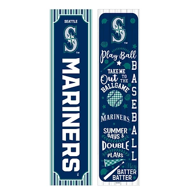 Seattle Mariners 47" Double-Sided Spring Seasonal Porch Leaner Sign