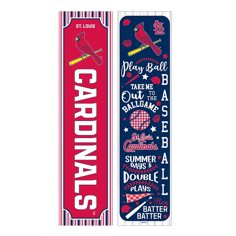 St. Louis Cardinals 47" Double-Sided Spring Seasonal Porch Leaner Sign