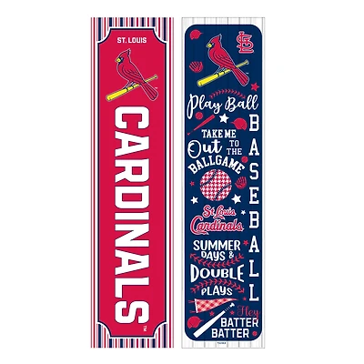 St. Louis Cardinals 47" Double-Sided Spring Seasonal Porch Leaner Sign