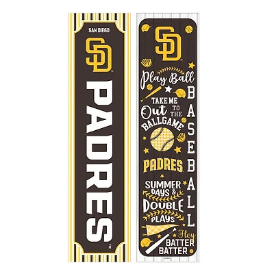 San Diego Padres 47" Double-Sided Spring Seasonal Porch Leaner Sign