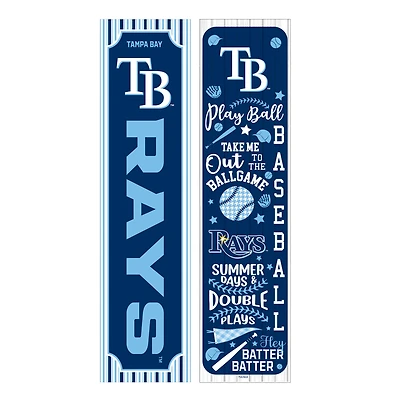 Tampa Bay Rays 47" Double-Sided Spring Seasonal Porch Leaner Sign