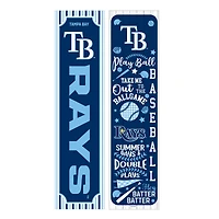 Tampa Bay Rays 47" Double-Sided Spring Seasonal Porch Leaner Sign