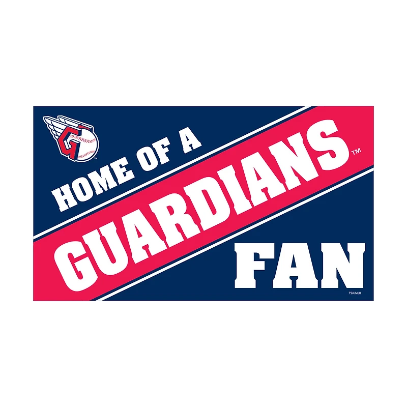 Cleveland Guardians 28" x 16" Home of a Fan Indoor/Outdoor Trapper Mat